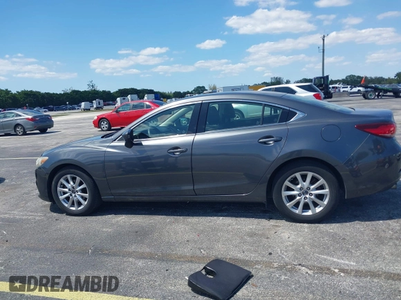 2016 Mazda Mazda6 i Sport with VIN JM1GJ1U5XG1482164, listed as a IAAI auction lot 42052618 with 79,630 mi miles. Bid and sale history available at carsss.com. Image 14.