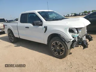 2025 Ford F-150 with VIN 1FTEX2LP7SKD14189, listed as a Copart auction lot 55840875 with 3,304 mi miles and Salvage title. Bid and sale history available at DreamBid. Image 4.