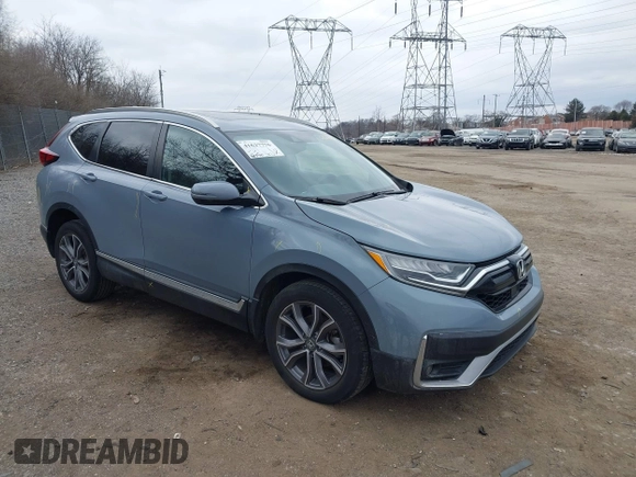 2020 Honda CR-V Touring with VIN 2HKRW2H92LH657975, listed as a IAAI auction lot 41627776 with 46,590 mi miles and . Bid and sale history available at DreamBid. Image 18.