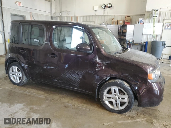 2012 Nissan Cube S with VIN JN8AZ2KR5CT254148, listed as a Copart auction lot 51456525 with 72,215 mi miles and Salvage Title. Bid and sale history available at DreamBid. Image 4.