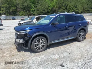2022 Infiniti QX60 Sensory with VIN 5N1DL1GS1NC333475, listed as a Copart auction lot 55600155 with 30,862 mi miles and Salvage title. Bid and sale history available at DreamBid. Image 1.