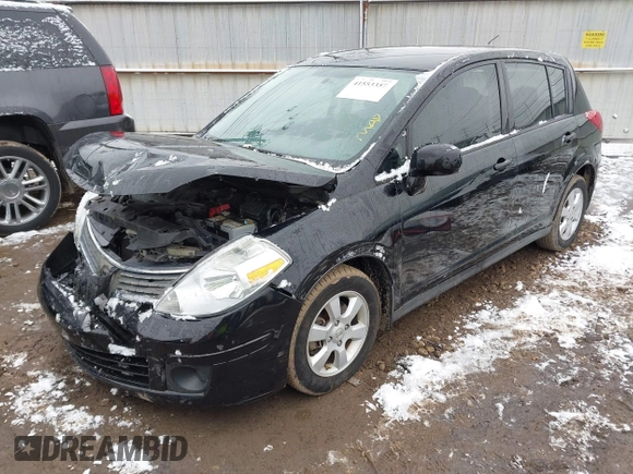 2009 Nissan Versa 1.8 SL with VIN 3N1BC13E49L427102, listed as a IAAI auction lot 41553357 with 133,300 mi miles. Bid and sale history available at carsss.com. Image 17.