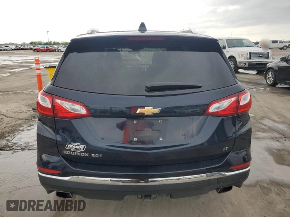 2020 Chevrolet Equinox LT with VIN 3GNAXLEX3LS655393, listed as a Copart auction lot 51214535 with 107,035 mi miles and Salvage Title. Bid and sale history available at carsss.com. Image 6.