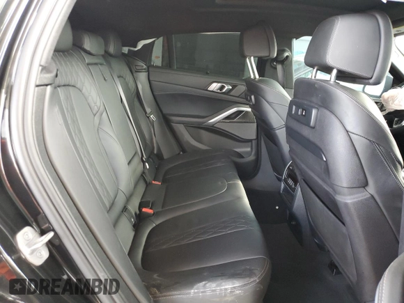 2023 BMW X6 M50i with VIN 5UXCY8C01P9S00552, listed as a Copart auction lot 84193154 with 16,590 mi miles and Salvage Title. Bid and sale history available at carsss.com. Image 11.