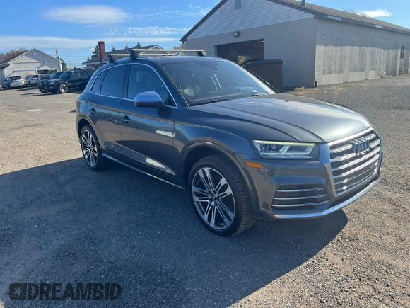 2018 Audi SQ5 Prestige with VIN WA1C4AFY5J2215054, listed as a Copart auction lot 79905154 with 105,478 mi miles and Clean Title. Bid and sale history available at DreamBid. Image 4.