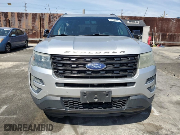 2016 Ford Explorer Sport with VIN 1FM5K8GT8GGB63085, listed as a Copart auction lot 50185475 with 166,612 mi miles and Salvage Title. Bid and sale history available at carsss.com. Image 5.