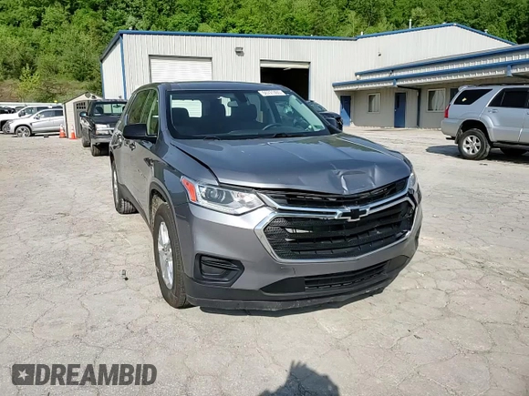 2020 Chevrolet Traverse LS with VIN 1GNEVFKW4LJ315658, listed as a Copart auction lot 55721495 with 80,808 mi miles and Salvage title. Bid and sale history available at DreamBid. Image 14.