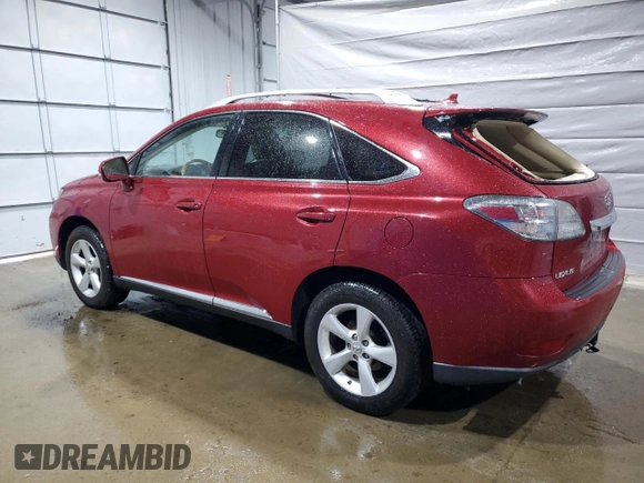2010 Lexus RX 350 z VIN 2T2BK1BA2AC061545, wystawiony jako Copart lot #55592715 z przebiegiem 99 819 mil mil oraz Szkoda całkowita • Salvage title. Historia ofert i sprzedaży dostępna na DreamBid. Obrazek 2.