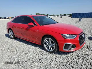 2023 Audi A4 S line Premium Plus with VIN WAUEAAF43PN006551, listed as a Copart auction lot 53421805 with 49,285 mi miles and Salvage Title. Bid and sale history available at DreamBid. Image 4.
