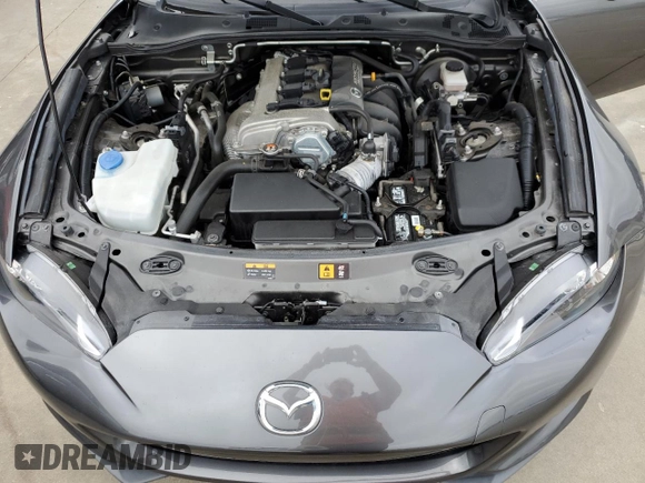 2017 Mazda MX-5 Miata RF Grand Touring with VIN JM1NDAM71H0103107, listed as a Copart auction lot 74390124 with 22,339 mi miles and Salvage Title. Bid and sale history available at carsss.com. Image 11.