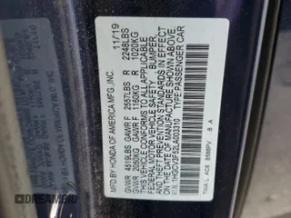 2020 Honda Accord EX-L with VIN 1HGCV3F52LA003310, listed as a Copart auction lot 48704845 with 95,973 mi miles and Salvage title. Bid and sale history available at DreamBid. Image 14.