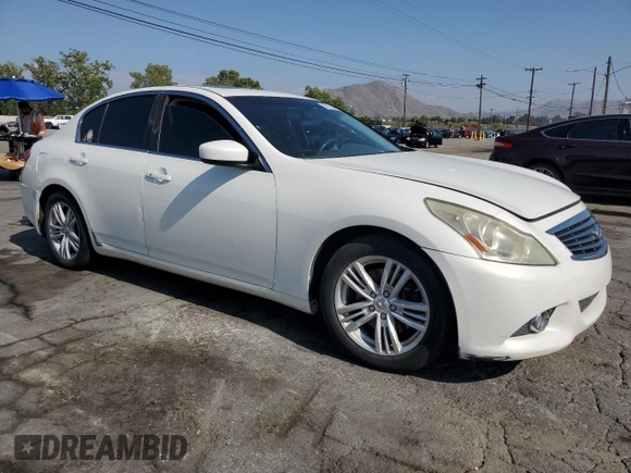 2011 Infiniti G25 Journey z VIN JN1DV6AP5BM601856, wystawiony jako Copart lot #56175945 z przebiegiem 263 344 mil mil oraz Szkoda całkowita • Salvage title. Historia ofert i sprzedaży dostępna na DreamBid. Obrazek 4.