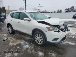 2014 Nissan Rogue S with VIN 5N1AT2MV4EC751410, listed as a Copart auction lot 44732015 with 138,720 mi miles and Salvage Title. Bid and sale history available at carsss.com. Image 4.