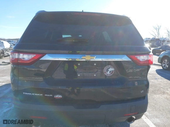 2020 Chevrolet Traverse LT Cloth with VIN 1GNEVGKWXLJ242835, listed as a IAAI auction lot 41251285 with 55,639 mi miles. Bid and sale history available at carsss.com. Image 16.