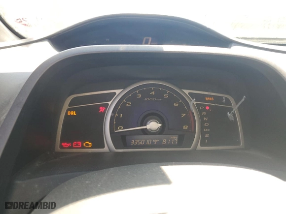 2010 Honda Civic Sdn LX with VIN 2HGFA1F56AH323712, listed as a Copart auction lot 49285595 with 335,010 mi miles and Salvage Title. Bid and sale history available at carsss.com. Image 9.