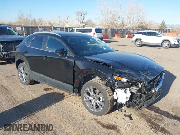 2025 Mazda CX-30 S Preferred with VIN 3MVDMBCM0SM772190, listed as a IAAI auction lot 41798763 with 3,558 mi miles and . Bid and sale history available at DreamBid. Image 1.