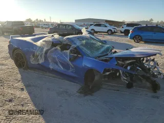 2023 Chevrolet Corvette 1LT with VIN 1G1YA2D46P5117063, listed as a Copart auction lot 80717294 with Not provided miles and Salvage title. Bid and sale history available at DreamBid. Image 4.