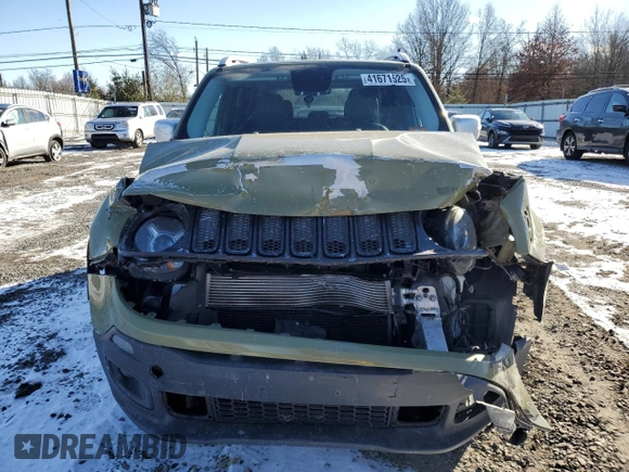 2015 Jeep Renegade Limited with VIN ZACCJBDT1FPC36282, listed as a Copart auction lot 41671525 with 127,938 mi miles and Salvage Title. Bid and sale history available at DreamBid. Image 5.