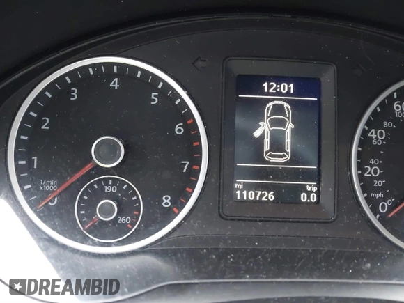 2015 Volkswagen Tiguan SE with VIN WVGAV7AX5FW592216, listed as a IAAI auction lot 41401020 with 110,726 mi miles and . Bid and sale history available at DreamBid. Image 7.