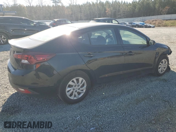 2019 Hyundai Elantra SE with VIN 5NPD74LFXKH431973, listed as a Copart auction lot 50678035 with 114,231 mi miles and Salvage Title. Bid and sale history available at DreamBid. Image 3.