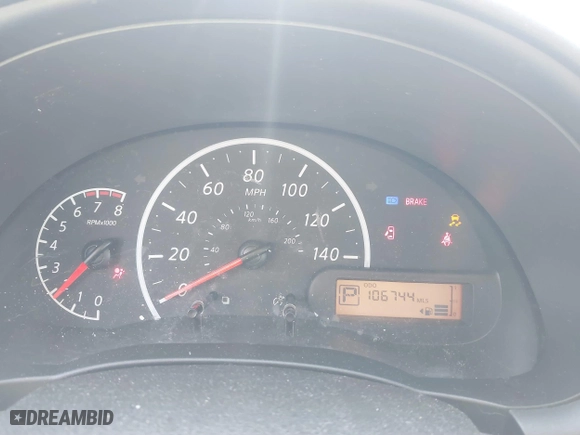 2019 Nissan Versa Sedan SV with VIN 3N1CN7AP1KL803475, listed as a IAAI auction lot 41668904 with 106,744 mi miles. Bid and sale history available at carsss.com. Image 7.