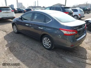 2014 Nissan Sentra SV with VIN 3N1AB7AP6EL697528, listed as a IAAI auction lot 41946055 with 143,064 mi miles. Bid and sale history available at carsss.com. Image 3.