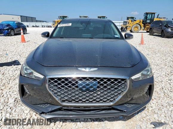 2020 Genesis G70 2.0T z VIN KMTG34LA3LU053274, wystawiony jako Copart lot #57417285 z przebiegiem 89 091 mil mil oraz Szkoda całkowita • Salvage title. Historia ofert i sprzedaży dostępna na DreamBid. Obrazek 5.