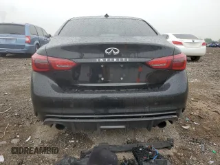 2018 Infiniti Q50 Luxe with VIN JN1EV7AR6JM441982, listed as a Copart auction lot 59939945 with 97,702 mi miles and Salvage title. Bid and sale history available at DreamBid. Image 6.