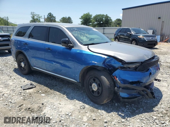 2022 Dodge Durango Pursuit with VIN 1C4SDJFT4NC202107, listed as a Copart auction lot 57845725 with Not provided miles and Salvage title. Bid and sale history available at DreamBid. Image 4.