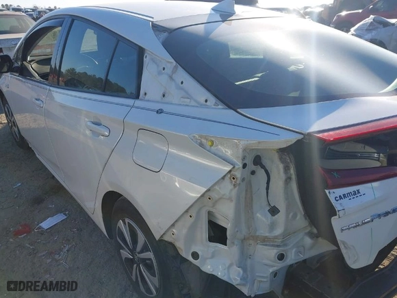 2018 Toyota Prius Prime Plus with VIN JTDKARFP0J3092189, listed as a IAAI auction lot 41614683 with 85,012 mi miles. Bid and sale history available at carsss.com. Image 6.