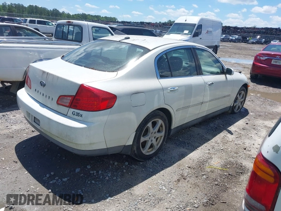 2004 Infiniti G35 w/Leather with VIN JNKCV51F44M717397, listed as a IAAI auction lot 42216675 with Not Provided miles and . Bid and sale history available at DreamBid. Image 4.