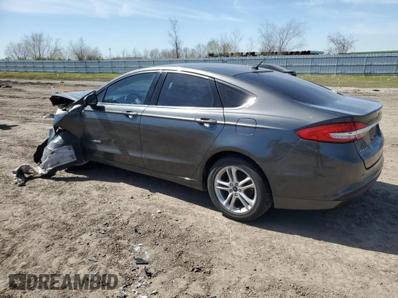 2018 Ford Fusion Hybrid SE with VIN 3FA6P0LU2JR274425, listed as a Copart auction lot 47828885 with 0 mi miles and Salvage Title. Bid and sale history available at carsss.com. Image 2.