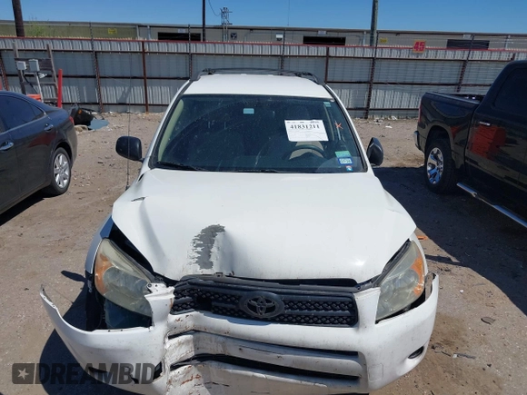 2008 Toyota RAV4 with VIN JTMZD33V086056470, listed as a IAAI auction lot 41831211 with 109,645 mi miles. Bid and sale history available at carsss.com. Image 12.