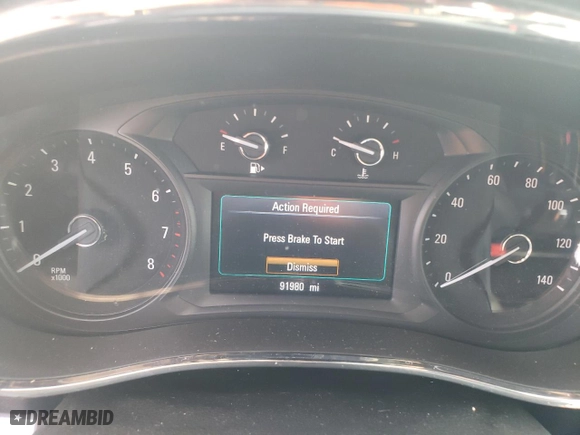 2017 Buick Encore Premium with VIN KL4CJDSB6HB019968, listed as a Copart auction lot 77191134 with 91,980 mi miles and Salvage Title. Bid and sale history available at carsss.com. Image 9.