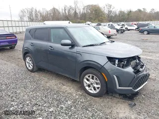 2024 Kia Soul LX with VIN KNDJ23AU9R7917623, listed as a IAAI auction lot 41209471 with 17,536 mi miles. Bid and sale history available at carsss.com. Image 1.