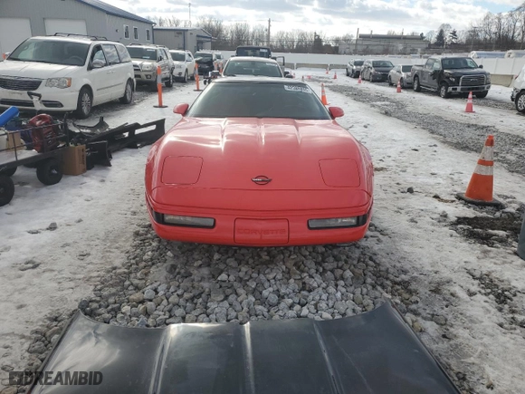 1994 Chevrolet Corvette with VIN 1G1YY22P1R5117824, listed as a Copart auction lot 42598895 with 47,882 mi miles and Salvage Title. Bid and sale history available at carsss.com. Image 5.