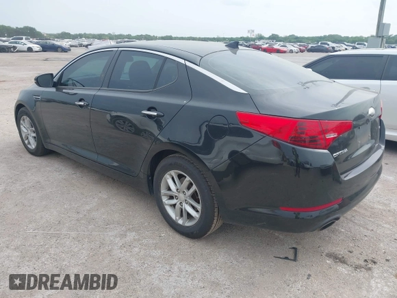2013 Kia Optima LX with VIN 5XXGM4A70DG249828, listed as a IAAI auction lot 42074167 with 143,986 mi miles. Bid and sale history available at carsss.com. Image 3.