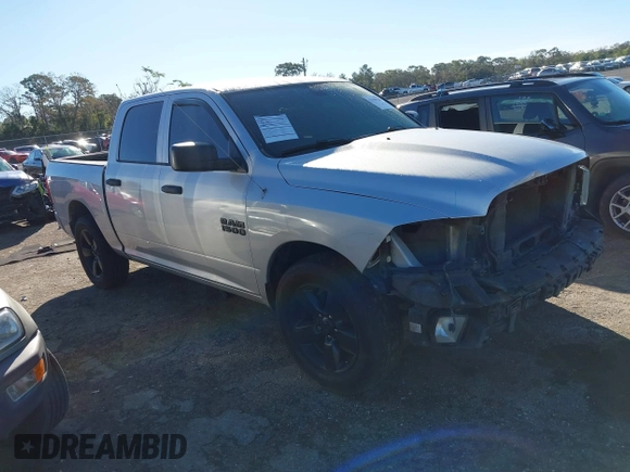 2018 Ram 1500 Express with VIN 1C6RR6KG0JS284186, listed as a IAAI auction lot 41599709 with 147,981 mi miles and . Bid and sale history available at DreamBid. Image 1.