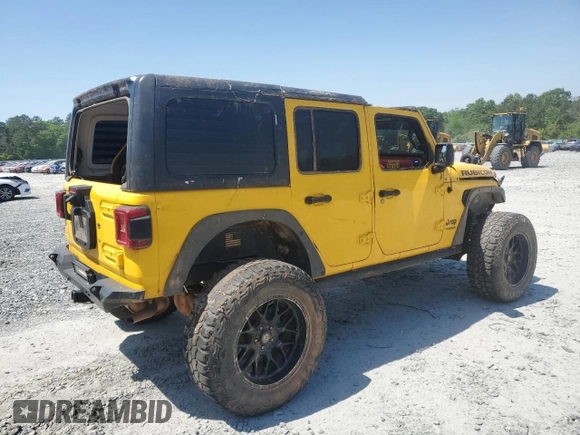 2021 Jeep Wrangler Unlimited Rubicon z VIN 1C4HJXFG3MW620194, wystawiony jako Copart lot #51576865 z przebiegiem 67 502 mil mil oraz Szkoda całkowita • Salvage title. Historia ofert i sprzedaży dostępna na DreamBid. Obrazek 3.