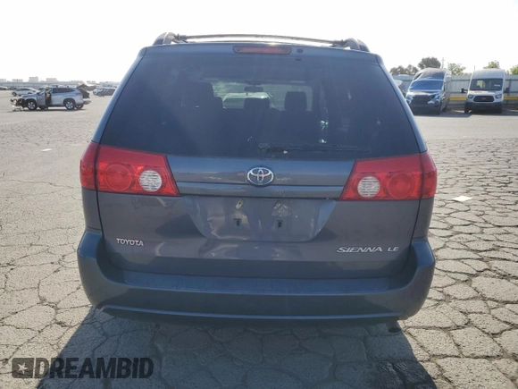 2006 Toyota Sienna CE with VIN 5TDZA23C06S529475, listed as a Copart auction lot 55366095 with 202,745 mi miles and Clean Title. Bid and sale history available at carsss.com. Image 6.