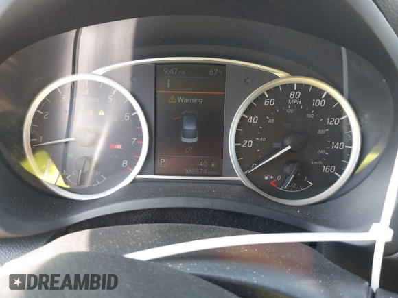 2019 Nissan Sentra S z VIN 3N1AB7AP3KY218433, wystawiony jako IAAI lot #42049945 z przebiegiem 108 874 mil mil oraz . Historia ofert i sprzedaży dostępna na DreamBid. Obrazek 7.