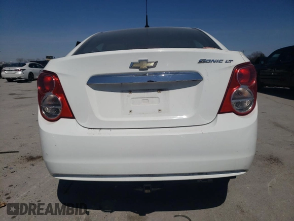 2014 Chevrolet Sonic LT with VIN 1G1JC5SH3E4112361, listed as a Copart auction lot 50637755 with 144,887 mi miles and Clean Title. Bid and sale history available at DreamBid. Image 6.