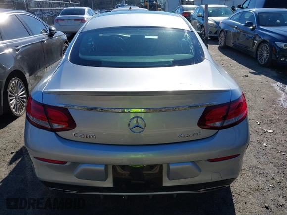2018 Mercedes-Benz C 300 with VIN WDDWJ4KB9JF676271, listed as a IAAI auction lot 41244896 with 95,013 mi miles and . Bid and sale history available at DreamBid. Image 16.