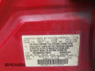 2012 Nissan Sentra S с VIN 3N1AB6AP4CL716519, выставлен на аукционе Copart как лот 54111085 с пробегом 237 618 миль миль и Списание • Salvage title. История ставок и продаж доступна на DreamBid. Изображение 13.