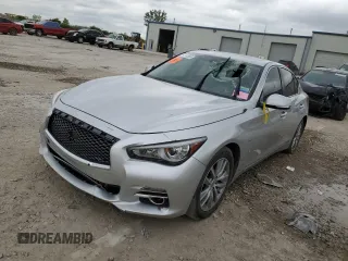 2016 Infiniti Q50 Premium with VIN JN1CV7AP9GM201646, listed as a Copart auction lot 55310955 with 126,180 mi miles and Clean Title. Bid and sale history available at carsss.com. Image 1.
