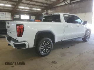 2021 GMC Sierra 1500 AT4 with VIN 3GTP9EEL1MG452089, listed as a Copart auction lot 50997965 with 48,557 mi miles and Salvage title. Bid and sale history available at DreamBid. Image 3.