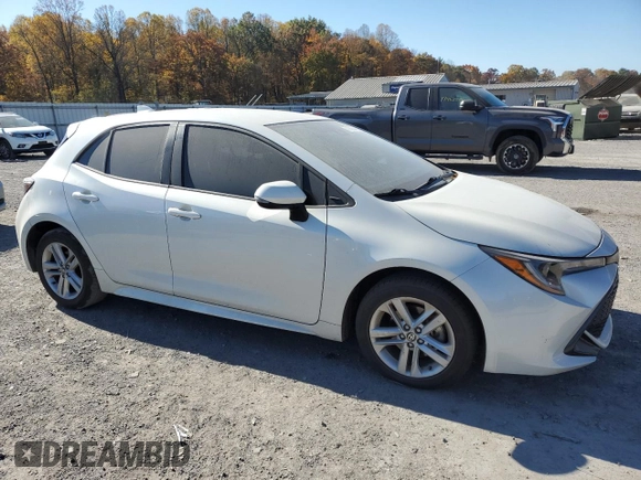 2019 Toyota Corolla SE with VIN JTNK4RBEXK3059015, listed as a Copart auction lot 77062644 with 55,028 mi miles and Salvage Title. Bid and sale history available at DreamBid. Image 4.