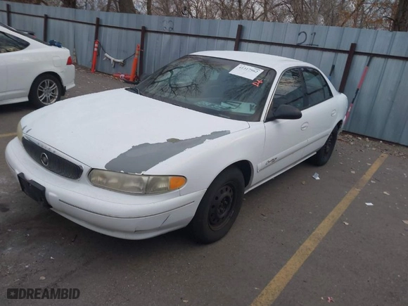 1998 Buick Century Custom with VIN 2G4WS52M8W1473509, listed as a IAAI auction lot 41317962 with 1 mi miles. Bid and sale history available at carsss.com. Image 2.