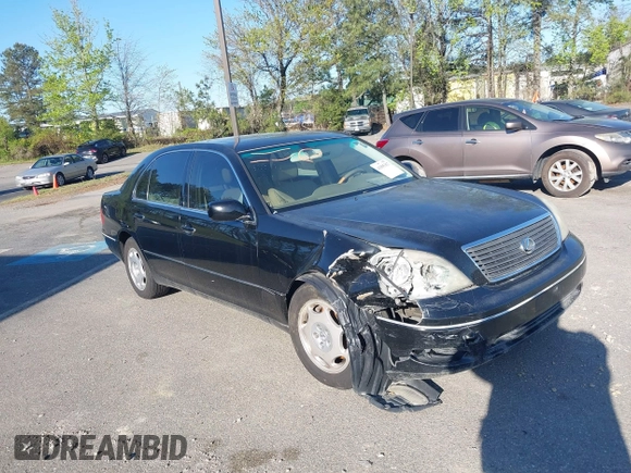 2001 Lexus LS 430 with VIN JTHBN30F710042861, listed as a IAAI auction lot 41895357 with Not Provided miles. Bid and sale history available at carsss.com. Image 6.