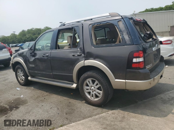 2006 Ford Explorer Eddie Bauer with VIN 1FMEU74E86UB52291, listed as a Copart auction lot 59414305 with 111,117 mi miles and Salvage title. Bid and sale history available at DreamBid. Image 2.